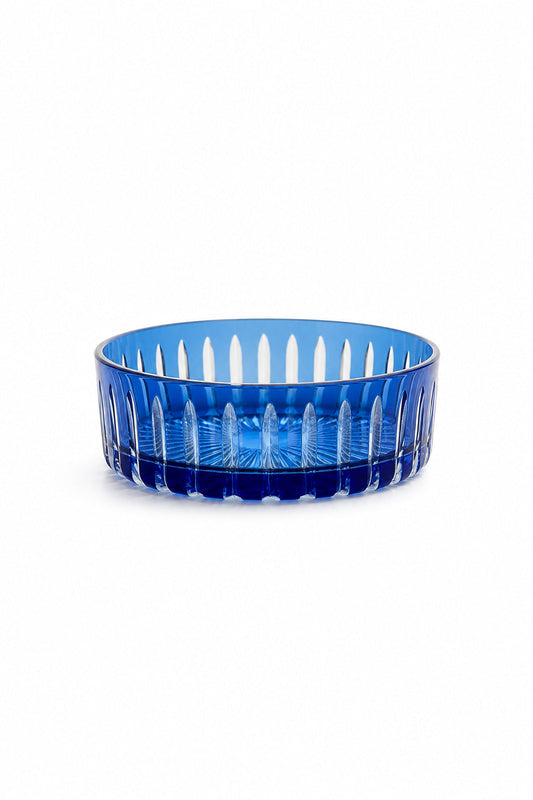 Kesme Kristal Meyvelik 25 cm - Dekoratif Sofra Sunum Kasesi, 1 Adet