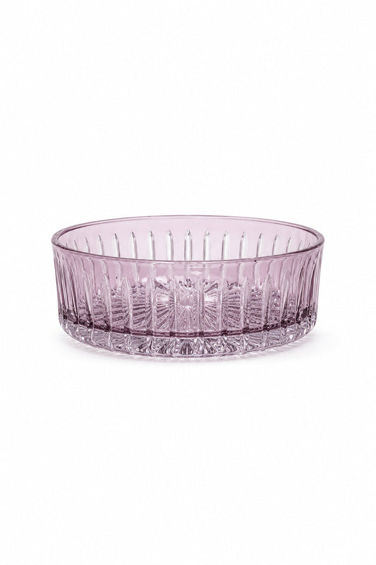Kesme Kristal Meyvelik 25 cm - Dekoratif Sofra Sunum Kasesi, 1 Adet