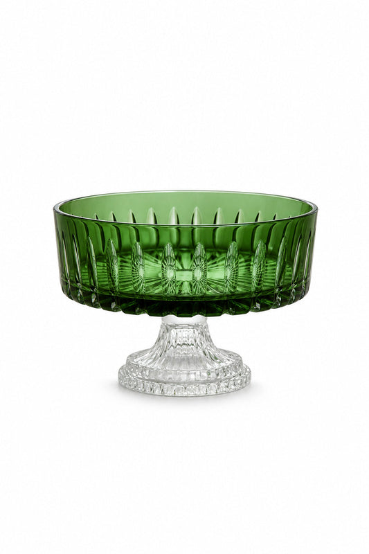Kesme Kristal Meyvelik 25 cm - Dekoratif Sofra Sunum Kasesi, 1 Adet