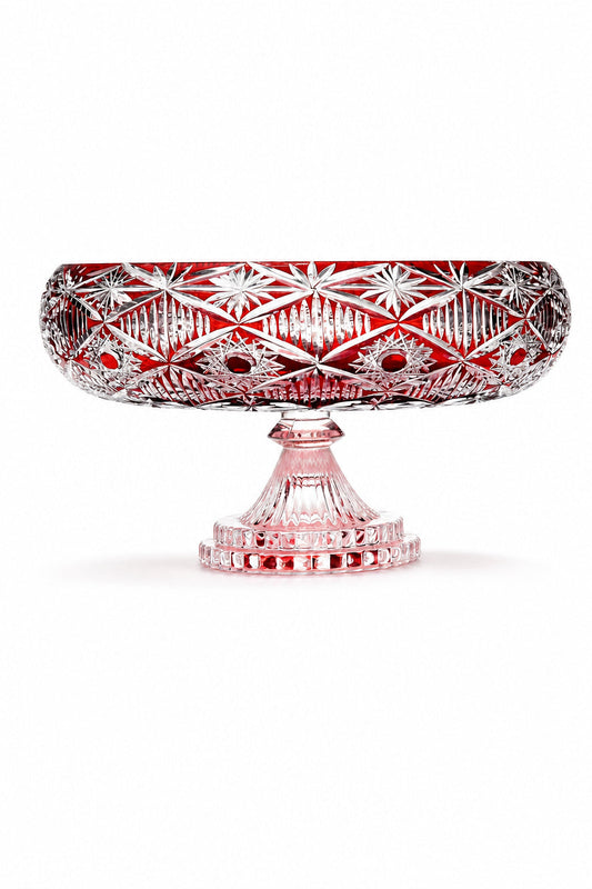 Kristal Sunumluk Kase 28 cm - Avangart Vizyon Dekoratif Sofra Kasesi, 1 Adet