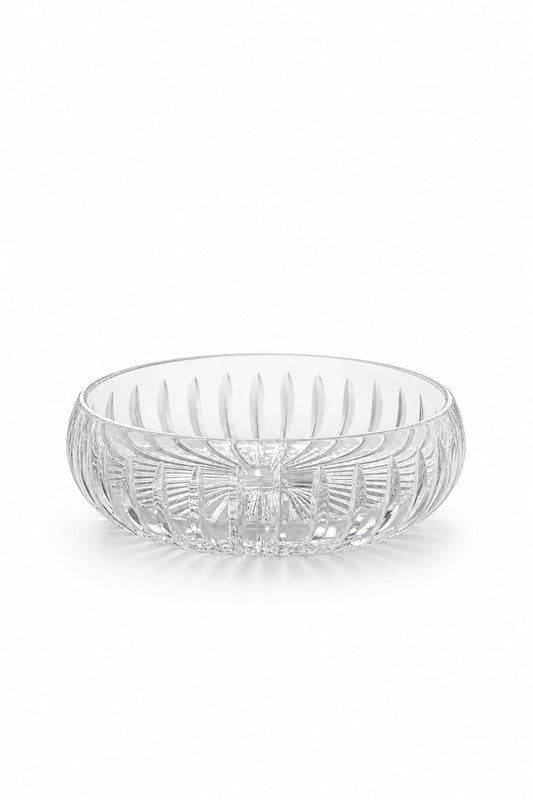 Kesme Kristal Kase 28 cm - Dik Kesim Model, 1 Adet