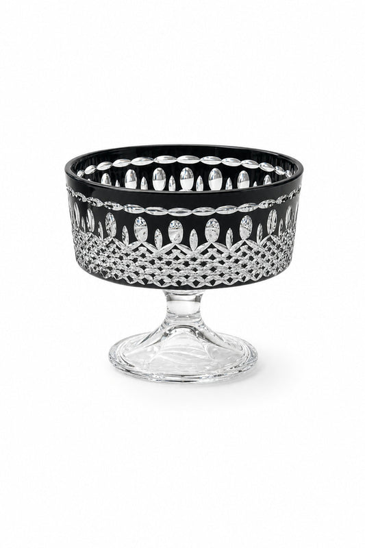 Kristal Ayaklı Meyvelik 19 cm - City Model Sunumluk, 1 Adet