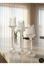 El Yapımı Kristal Dekoratif Mumluk Set 3'lü