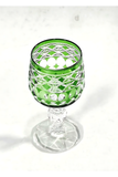 El Yapımı Kristal Dekoratif Bohemia Crystal Haven Desen Özel Tasarım Avangart Bardak Seti 6'lı