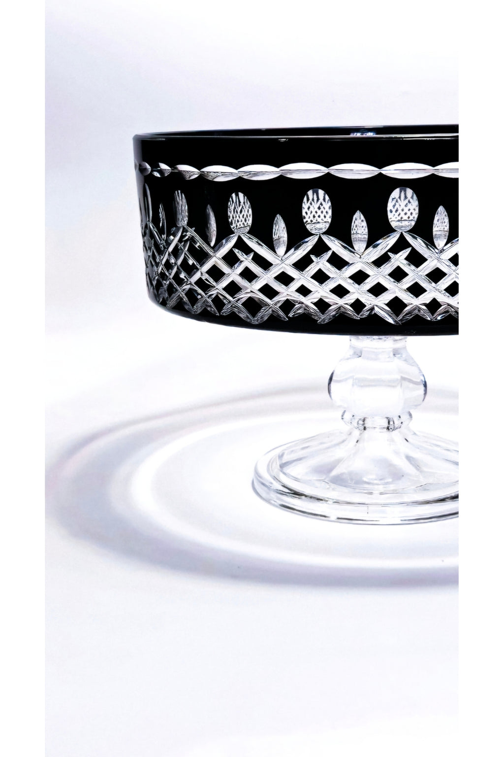 El Yapımı Kristal Dekoratif 25cm Cm Ayaklı Meyvelik City