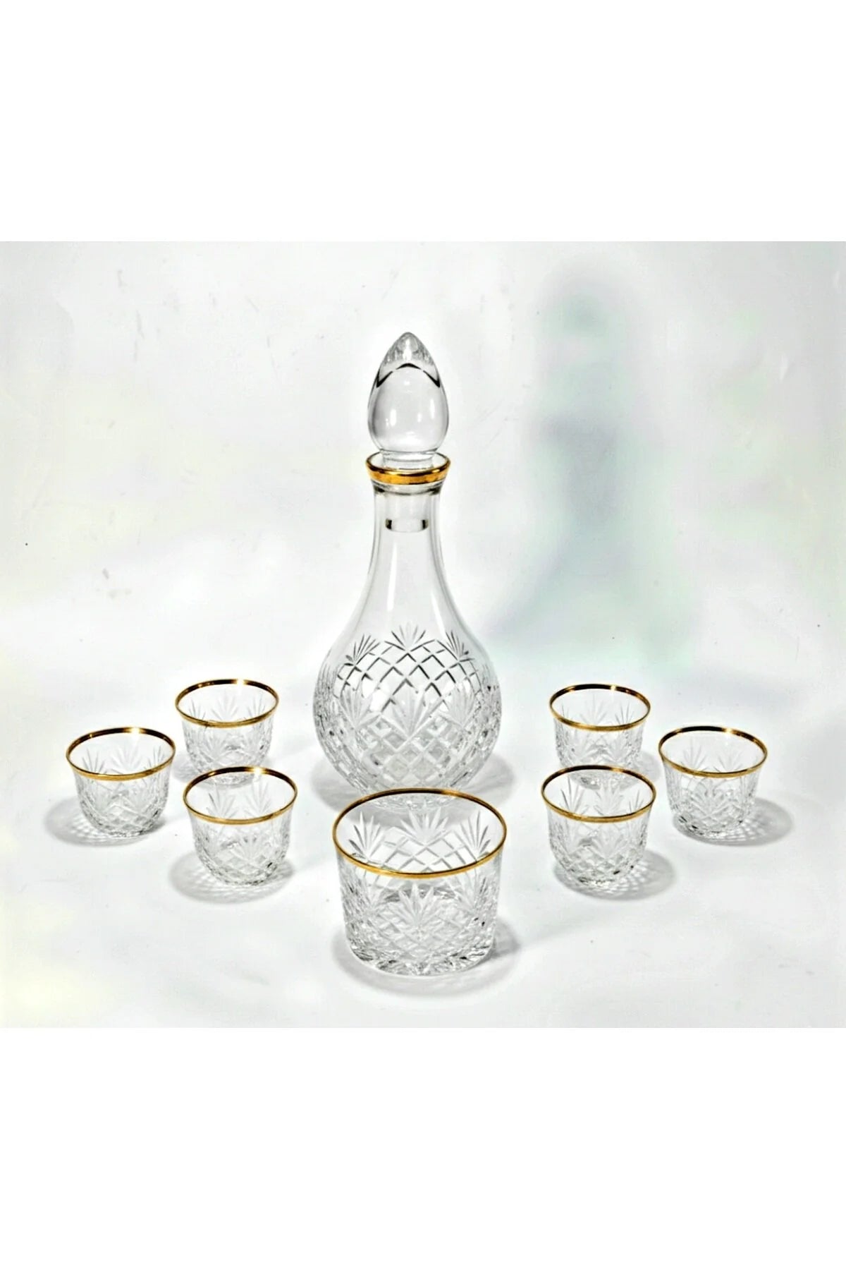 Zemzem Mıra Takımı Kesme Kristal El İşçiliği Püskül Desen Ürün ana görseli