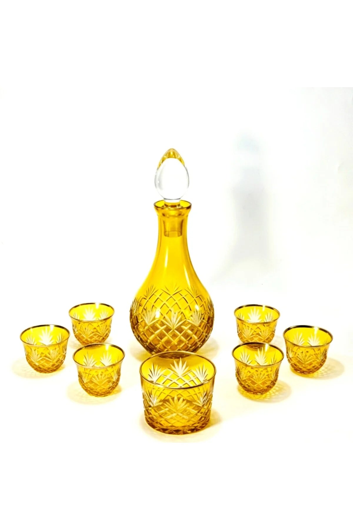 Zemzem Mıra Takımı Kesme Kristal El İşçiliği Püskül Desen