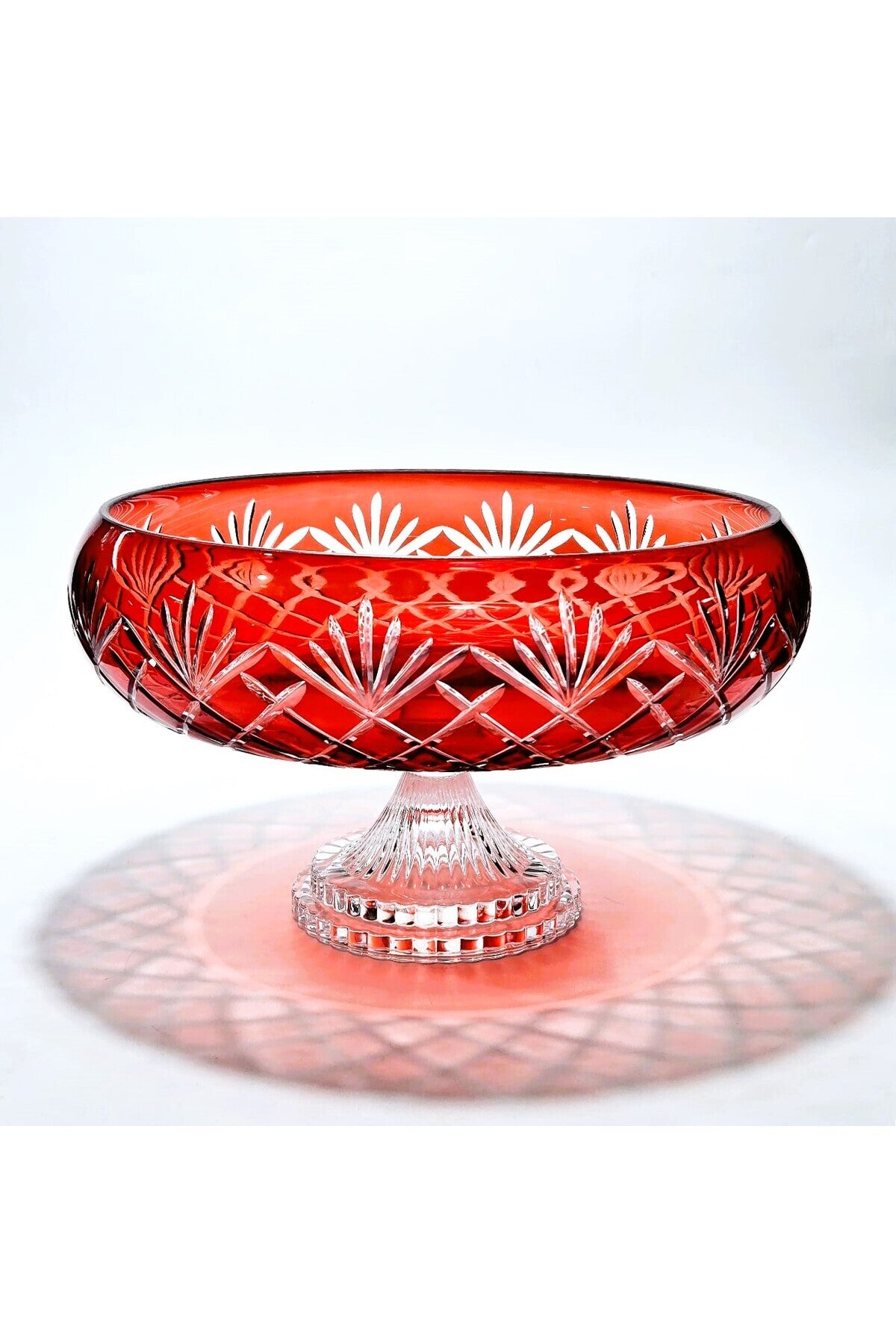 El Yapımı Kristal Dekoratif Flower Sofra Sunum Kasesi
