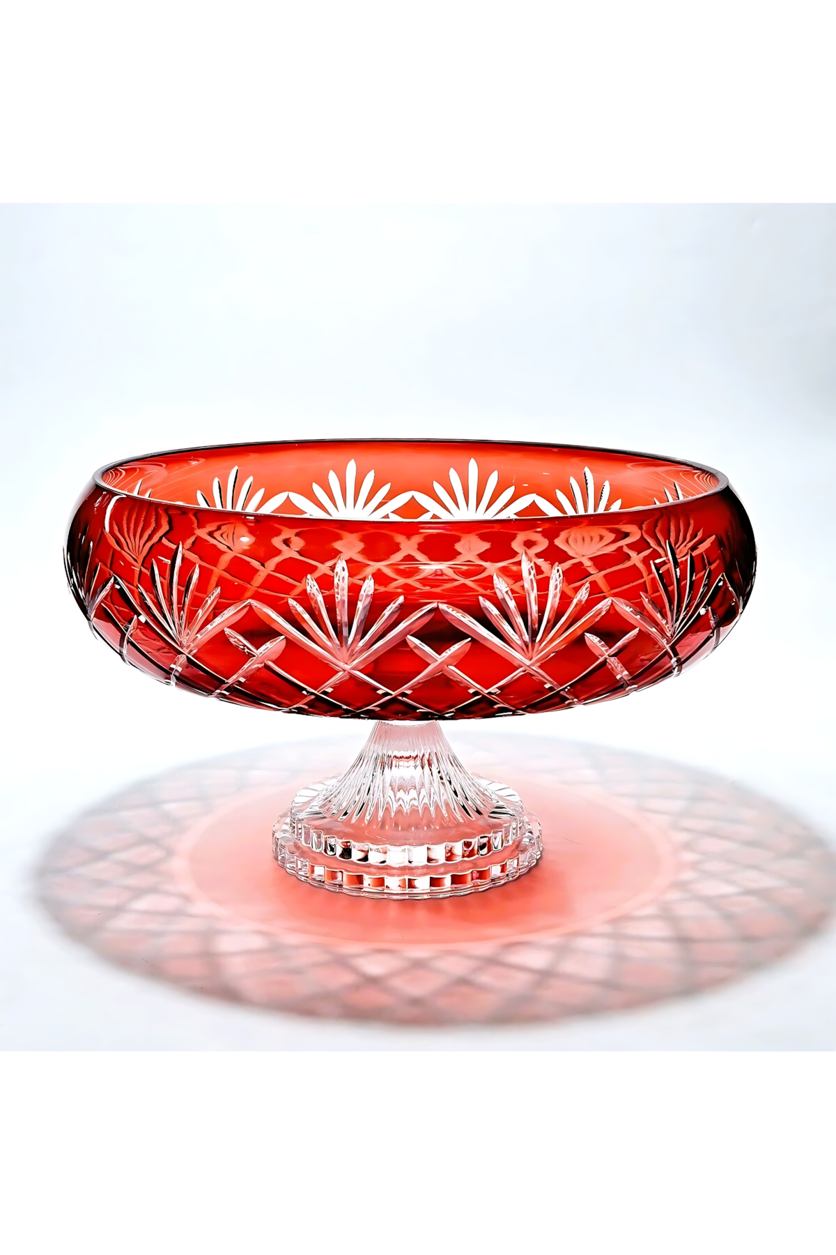 El Yapımı Kristal Dekoratif Flower Sofra Sunum Kasesi