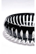 El Yapımı Kristal Dekoratif 28cm Kesme Kristal Vertical El İşçiliği Büyük Kase /sunumluk