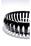 El Yapımı Kristal Dekoratif 28cm Kesme Kristal Vertical El İşçiliği Büyük Kase /sunumluk