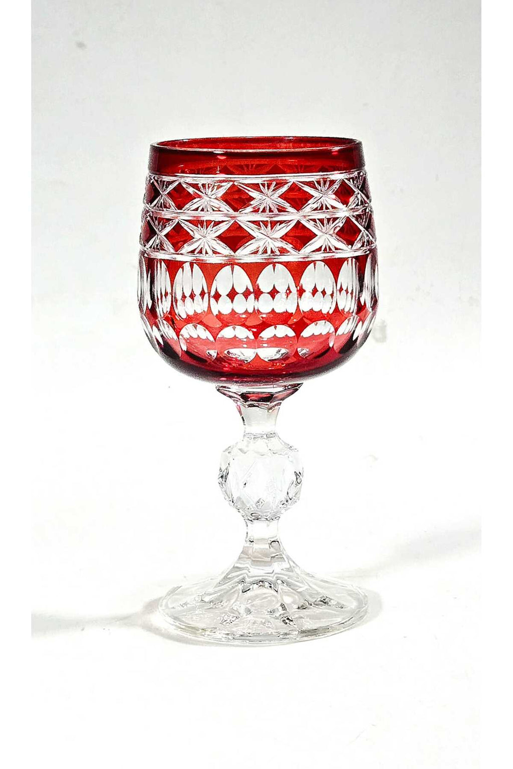 El Yapımı Kristal Dekoratif Bohemia Crystal Haven Desen Özel Tasarım Avangart Bardak Seti 6'lı