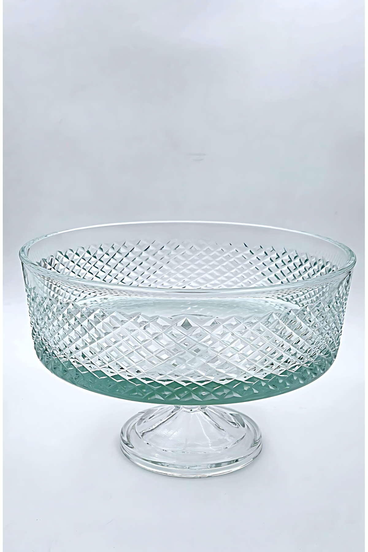 El Yapımı Kristal Dekoratif Ayaklı 25 Cm Kase Karizma