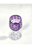 El Yapımı Kristal Dekoratif Bohemia Crystal Haven Desen Özel Tasarım Avangart Bardak Seti 6'lı