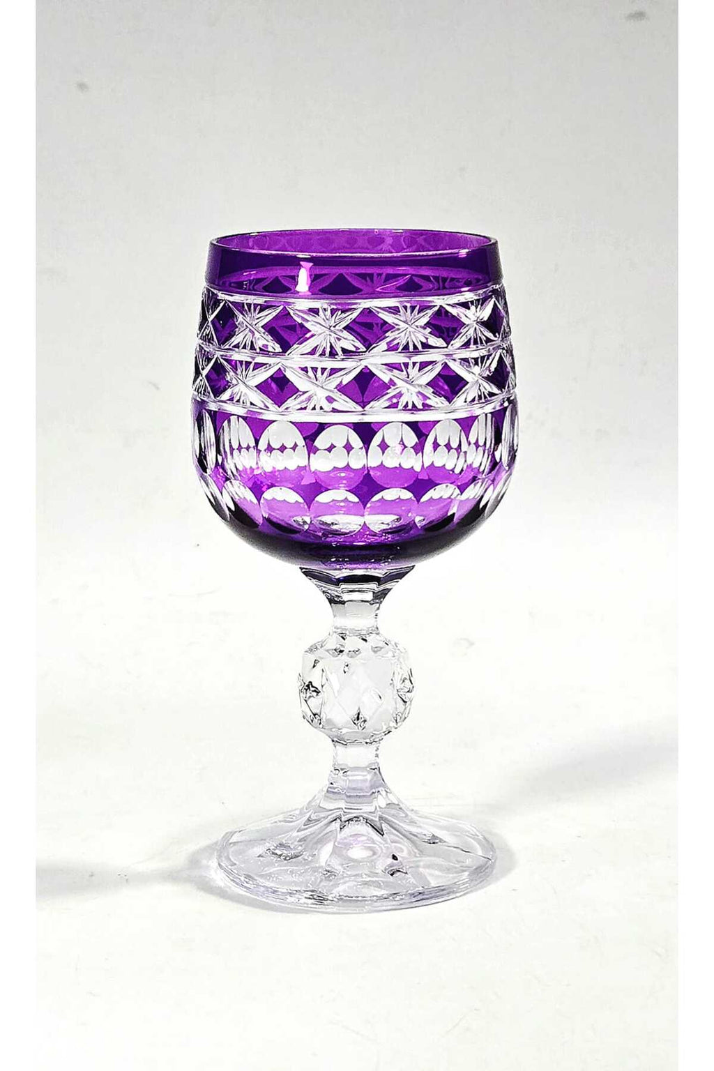 El Yapımı Kristal Dekoratif Bohemia Crystal Haven Desen Özel Tasarım Avangart Bardak Seti 6'lı