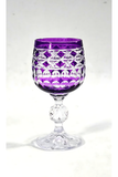 El Yapımı Kristal Dekoratif Bohemia Crystal Haven Desen Özel Tasarım Avangart Bardak Seti 6'lı