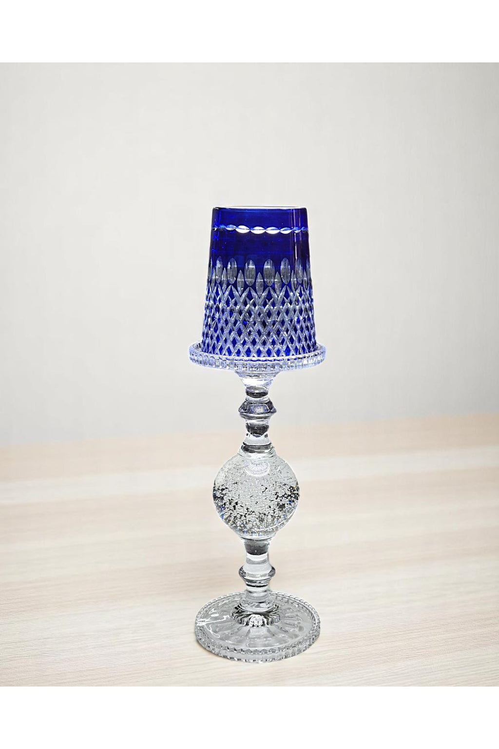 El Yapımı Kristal Dekoratif Vintage Mumluk 1 Adet