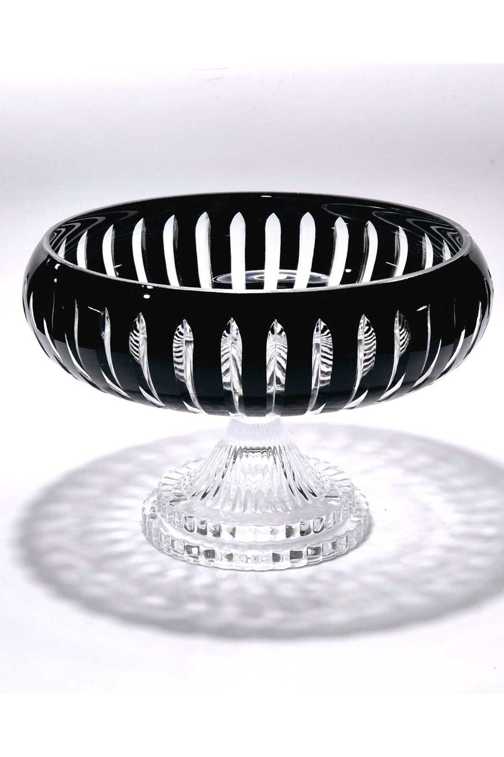 El Yapımı Kristal Dekoratif 28cm Kesme Kristal Vertical El İşçiliği Büyük Kase /sunumluk