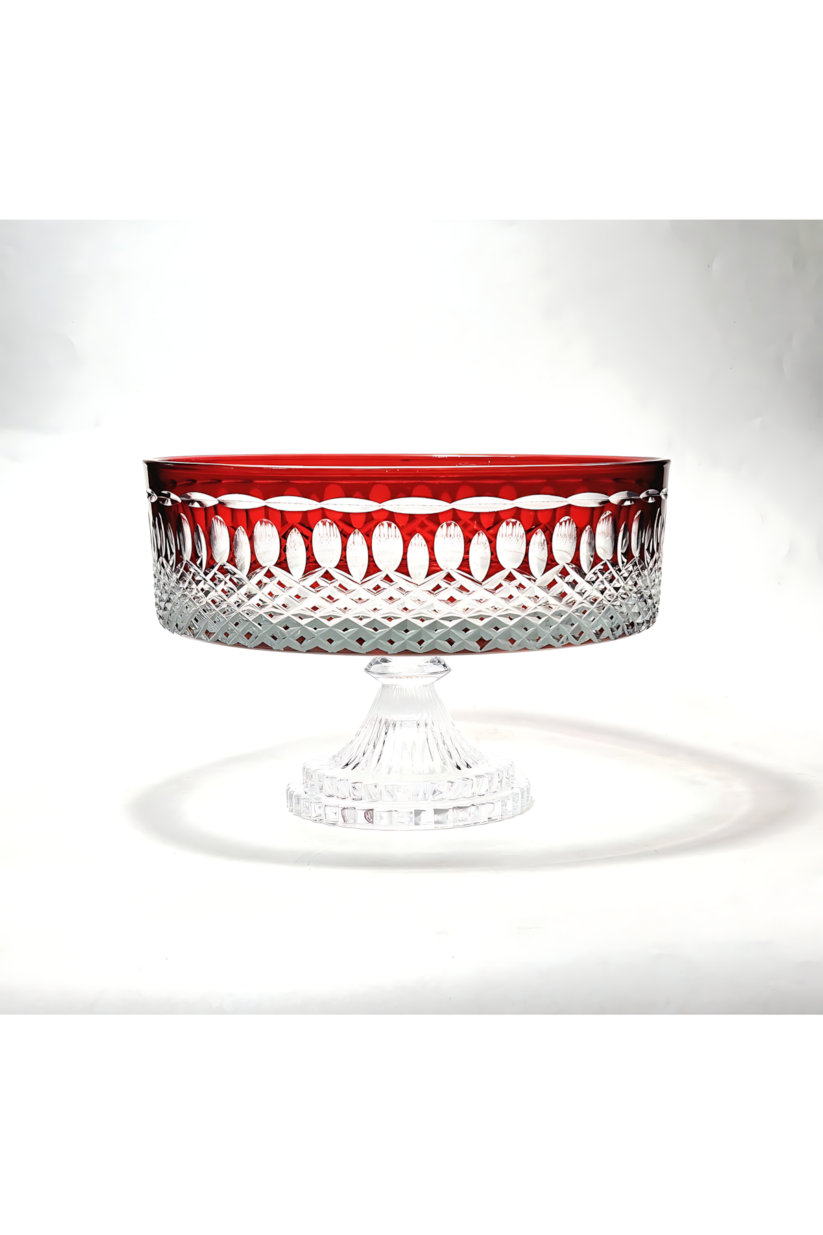El Yapımı Kristal Dekoratif Royal Desen Lüks Ayaklı Meyvelik Sunumluk