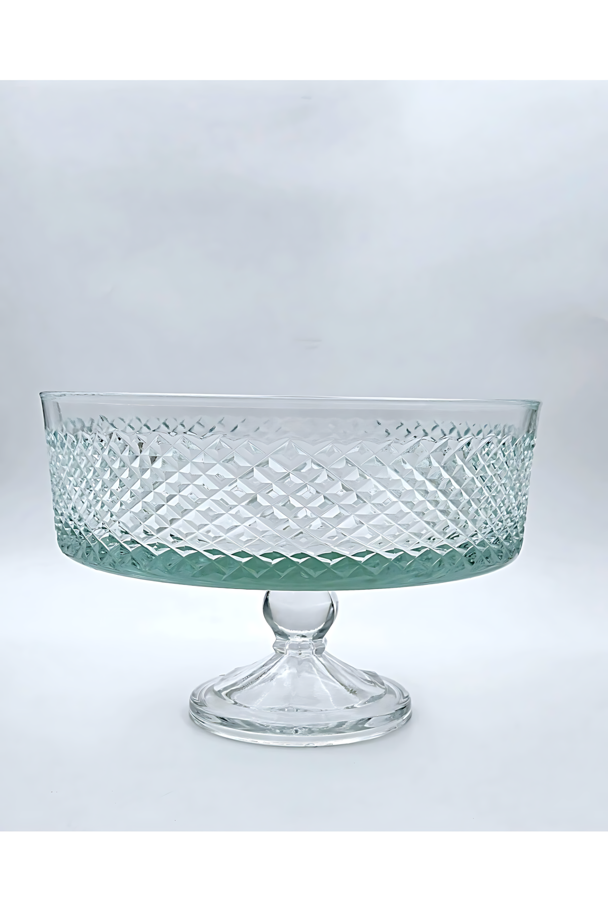 El Yapımı Kristal Dekoratif Ayaklı 25 Cm Kase Karizma