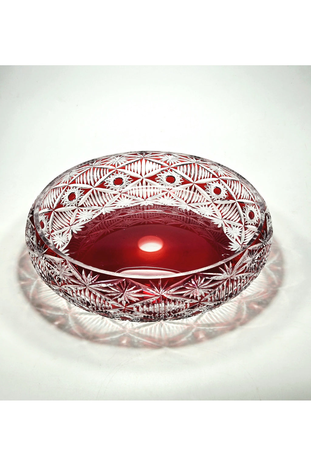 El Yapımı Kristal Dekoratif Avangart Vizyon 28 Cm Sunumluk Kase