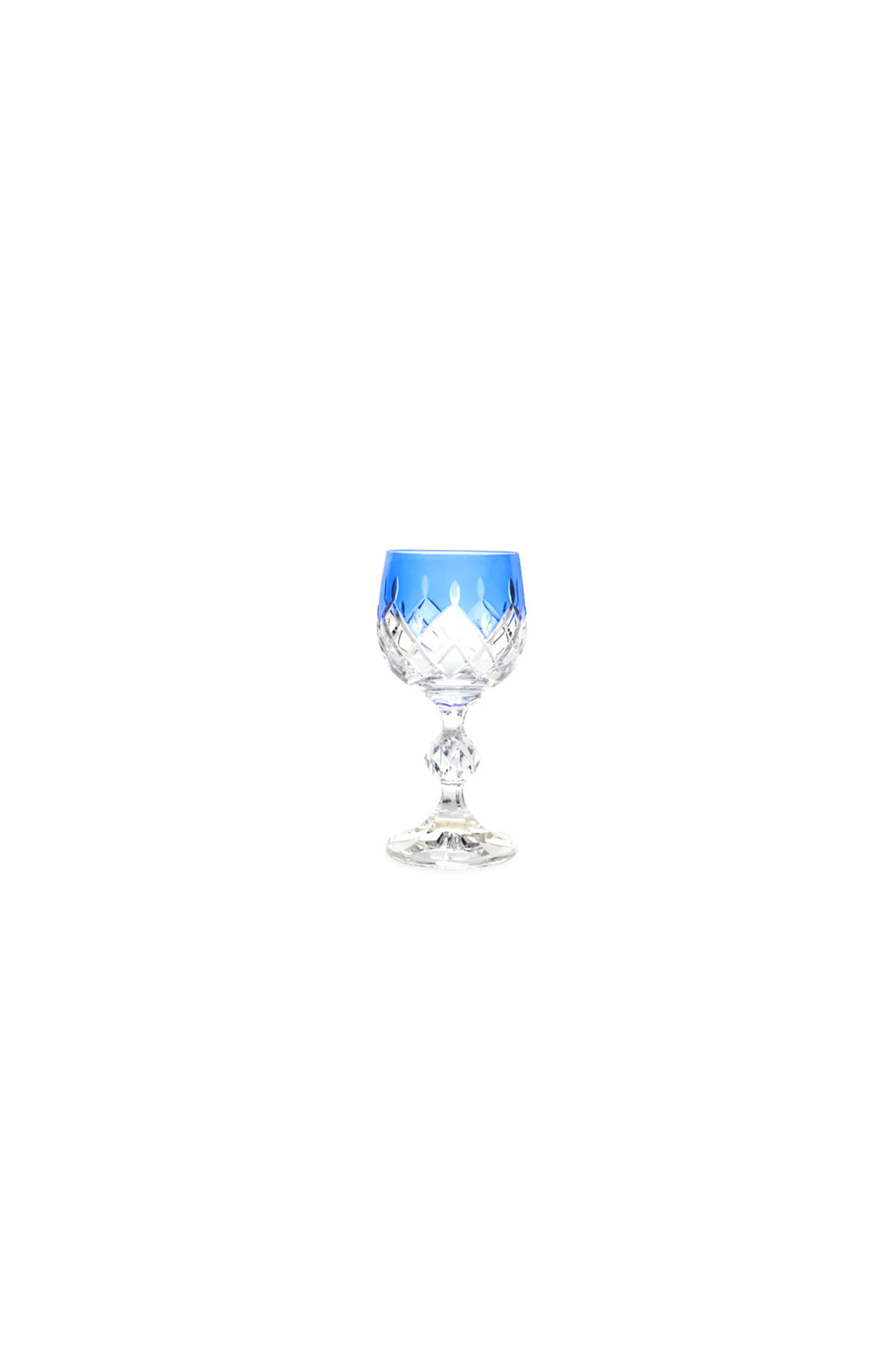 El Yapımı Kristal Dekoratif Renkli Bohemia Kristal Damla Lüks Ayaklı Kadeh Kahve Yanı Su Bardağı 150ml