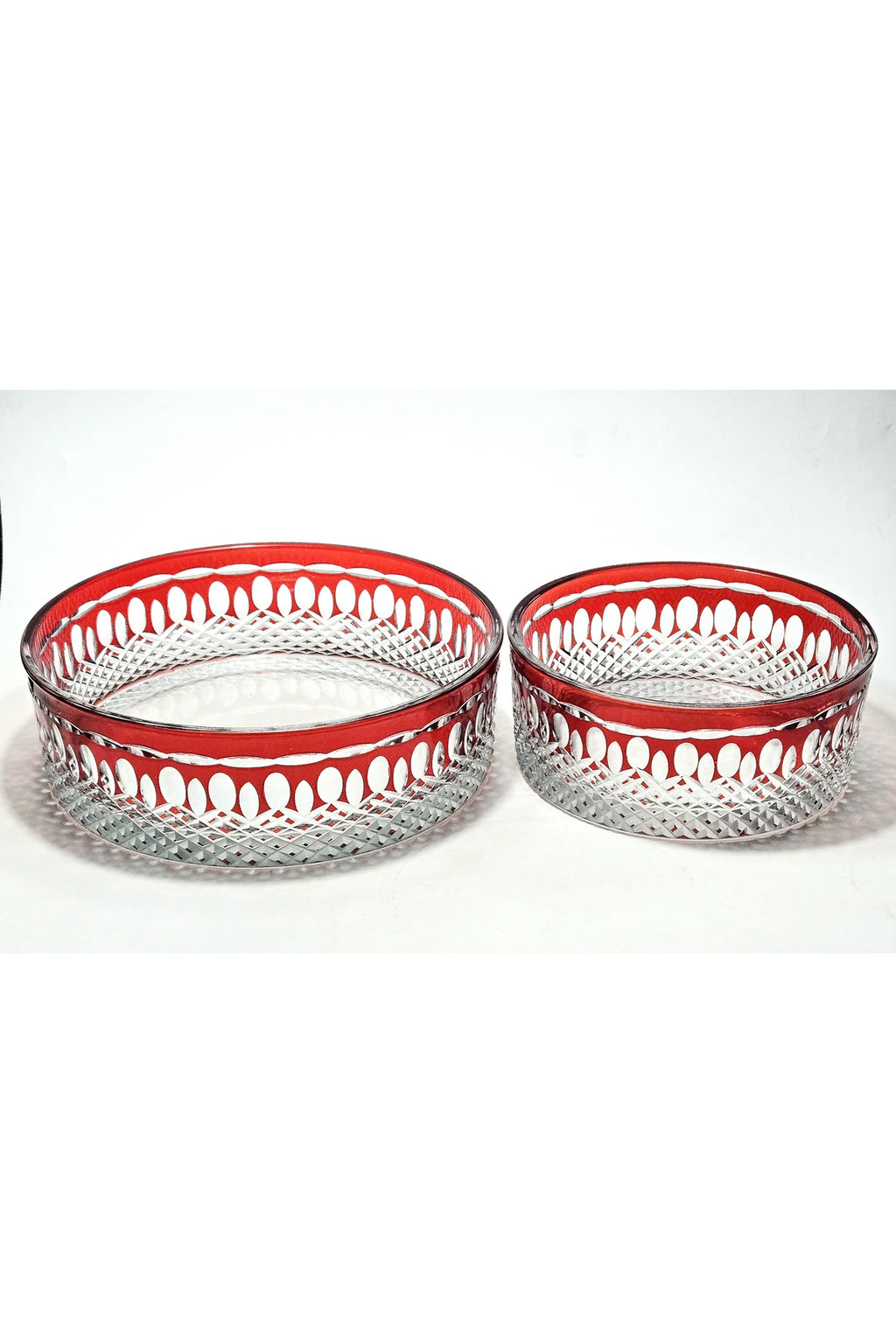 El Yapımı Kristal Dekoratif Royal Desen Lüks Meyvelik Sunumluk 25-19cm