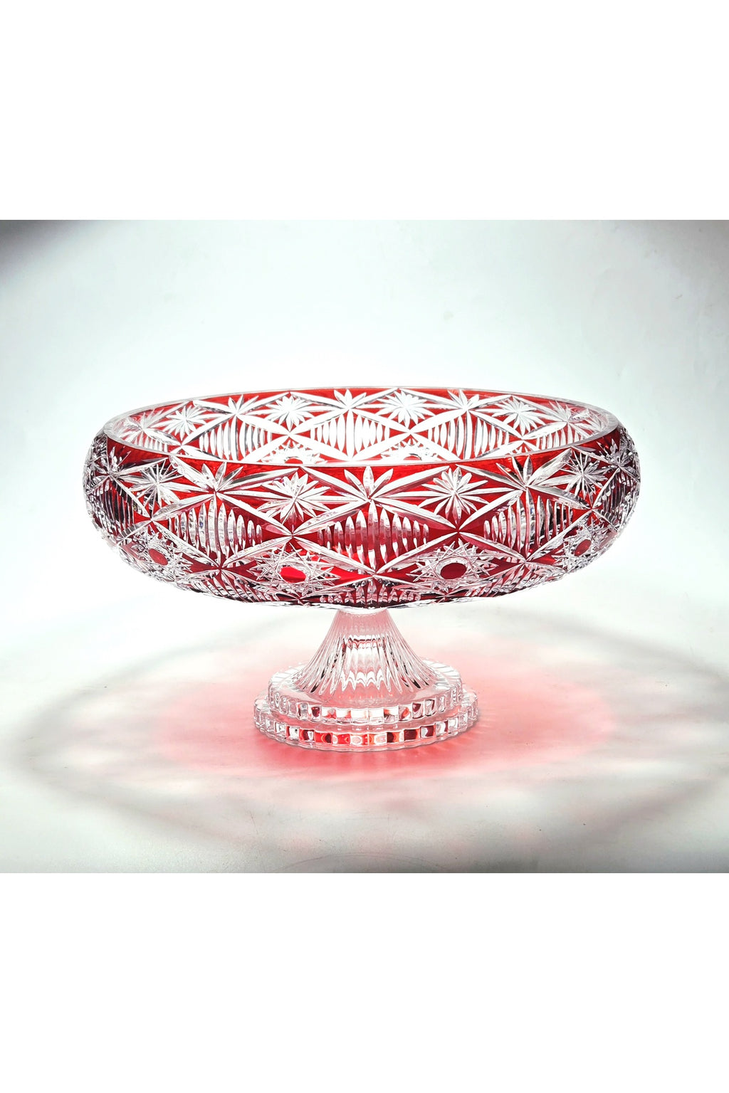 El Yapımı Kristal Dekoratif Avangart Vizyon 28 Cm Sunumluk Kase