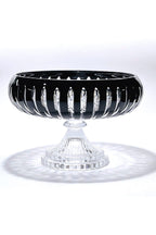 El Yapımı Kristal Dekoratif 28cm Kesme Kristal Vertical El İşçiliği Büyük Kase /sunumluk