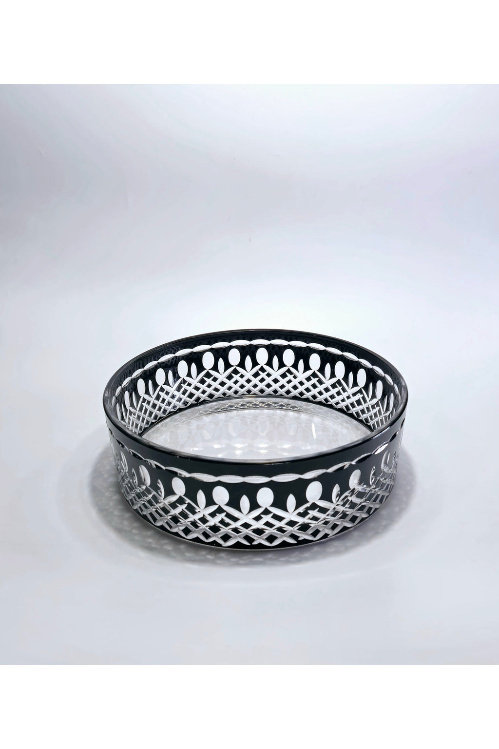 El Yapımı Kristal Dekoratif 25-19 Cm Meyvelik Sunumluk City