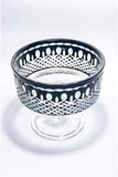 El Yapımı Kristal Dekoratif 19cm Ayaklı Meyvelik Sunumluk City
