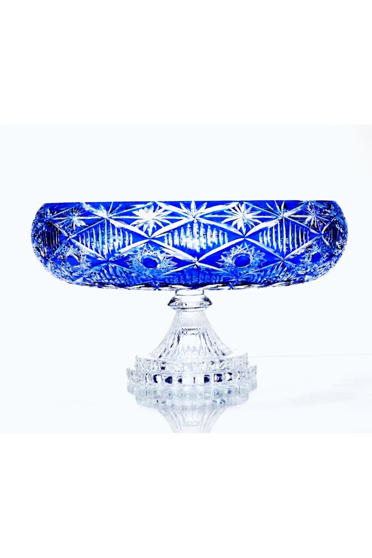 El Yapımı Kristal Dekoratif Avangart Vizyon 28 Cm Sunumluk Kase