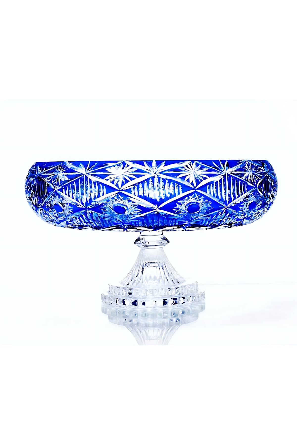 El Yapımı Kristal Dekoratif Avangart Vizyon 28 Cm Sunumluk Kase