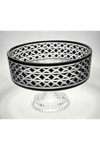 El Yapımı Kristal Dekoratif Bodrum Desen 28 Cm Sunumluk Sofra Sunum Kasesi