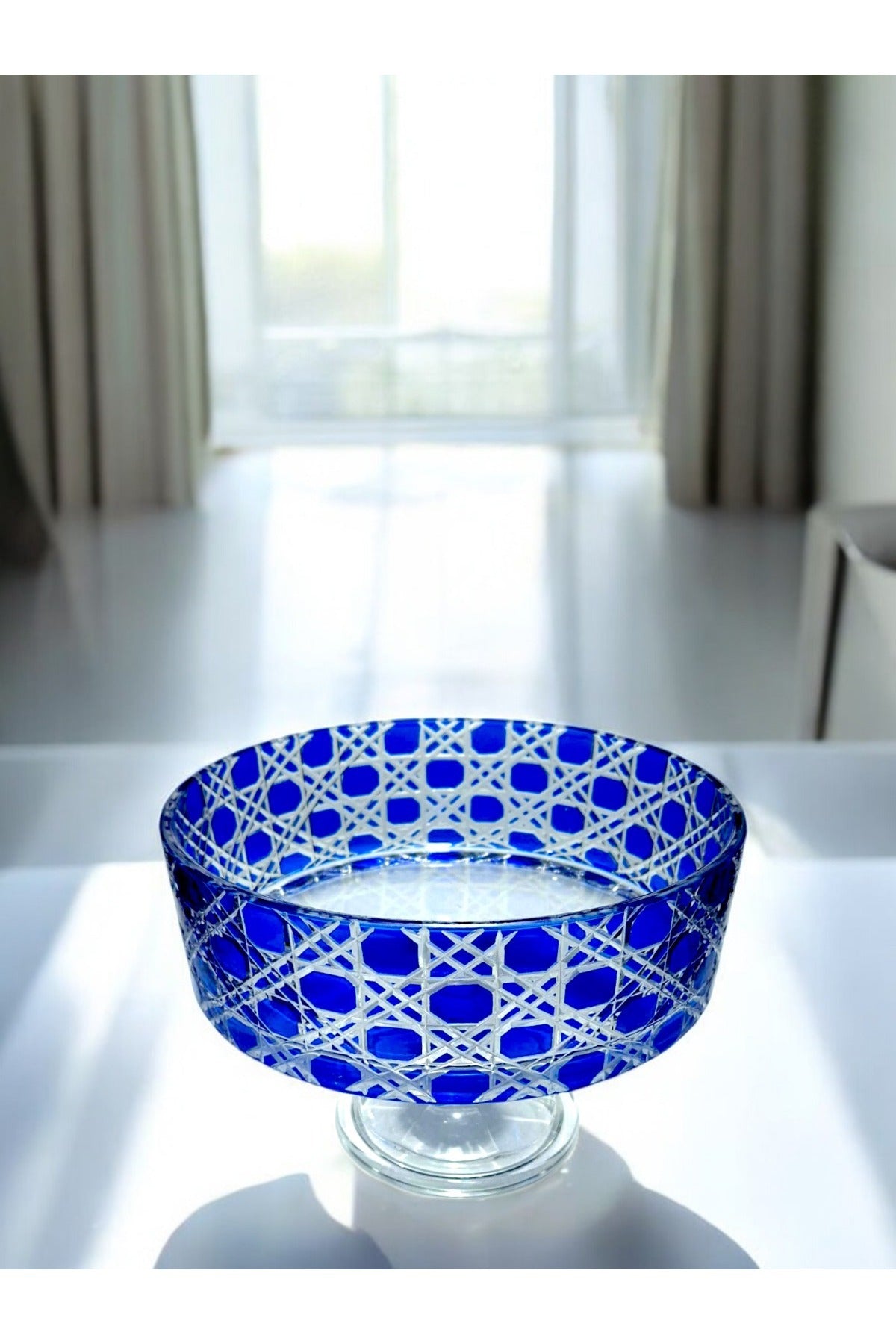 El Yapımı Kristal Dekoratif Petek 25 Cm