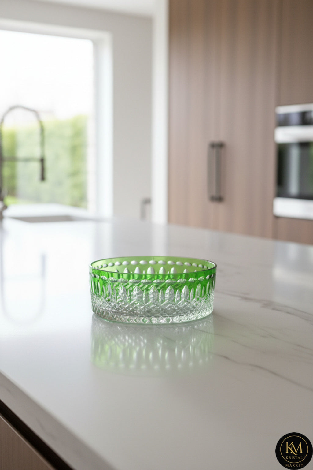 El Yapımı Kristal Dekoratif Damla Desenli 25cm Meyvelik