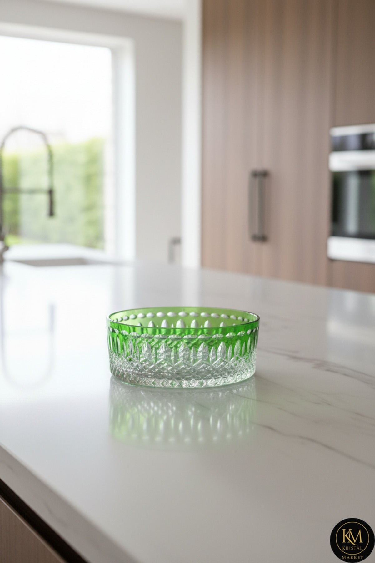 El Yapımı Kristal Dekoratif Damla Desenli 25cm Meyvelik