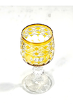 El Yapımı Kristal Dekoratif Bohemia Crystal Haven Desen Özel Tasarım Avangart Bardak Seti 6'lı