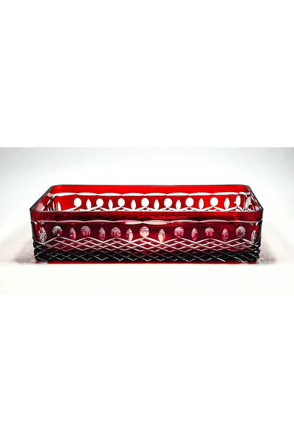 El Yapımı Kristal Dekoratif Royal Desenli Baton Sunumluk Sofra Sunum Kasesi