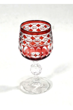 El Yapımı Kristal Dekoratif Bohemia Crystal Haven Desen Özel Tasarım Avangart Bardak Seti 6'lı