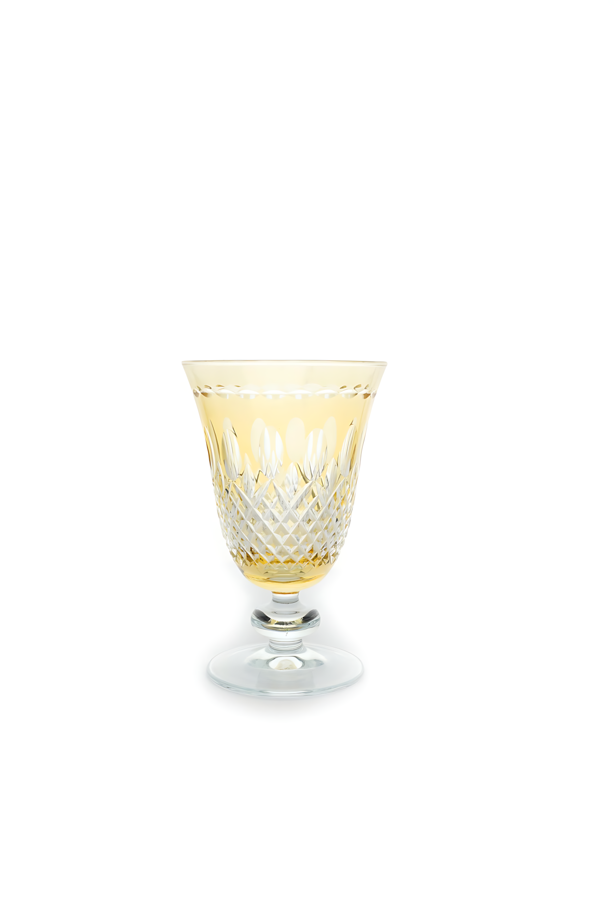 El Yapımı Kristal Dekoratif Royal Renkli Lüks Ayaklı Meşrubat 280ml Yemek Masası İçin Uygundur