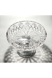 El Yapımı Kristal Dekoratif Palm Desenli 28 Cm Sunumluk Kase