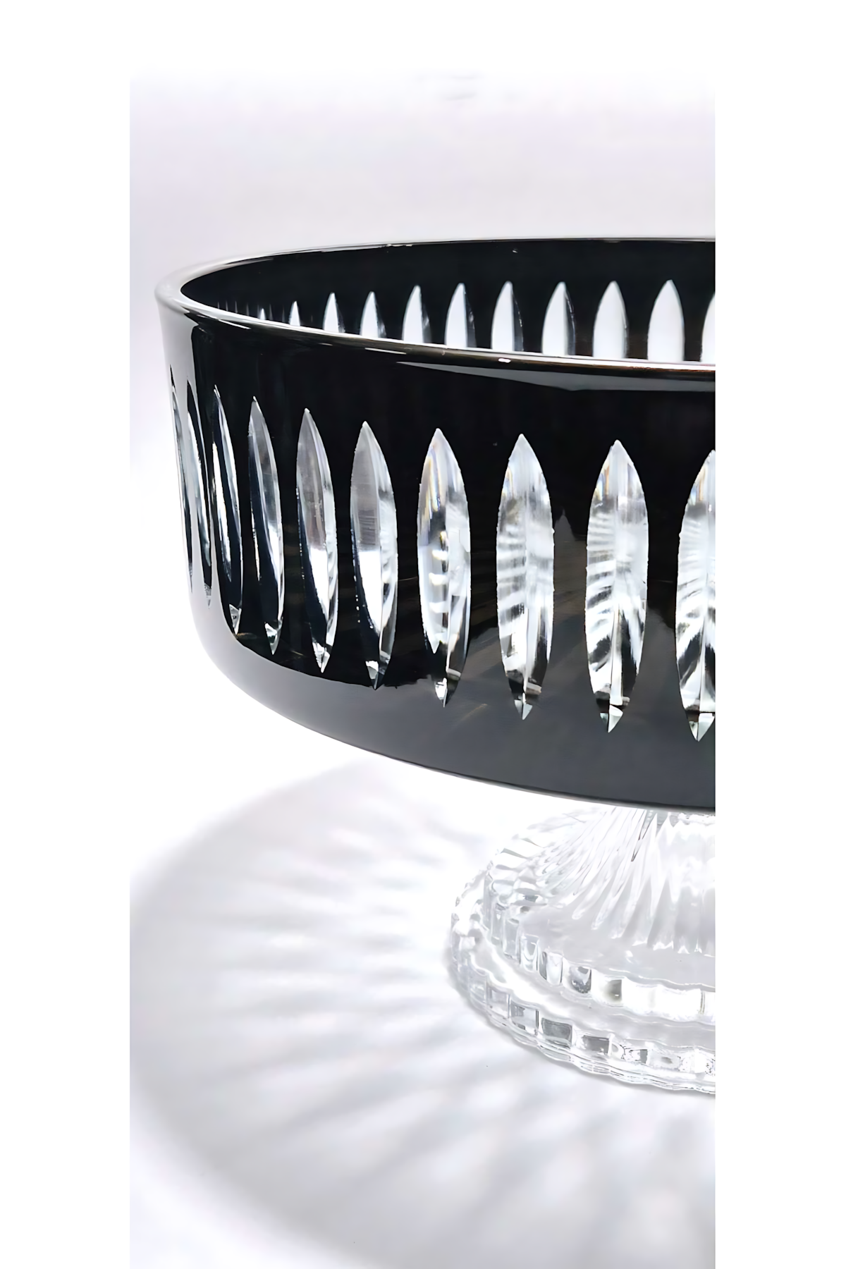 El Yapımı Kristal Dekoratif Sofra Kase Sunumluk Meyvelik 25cm