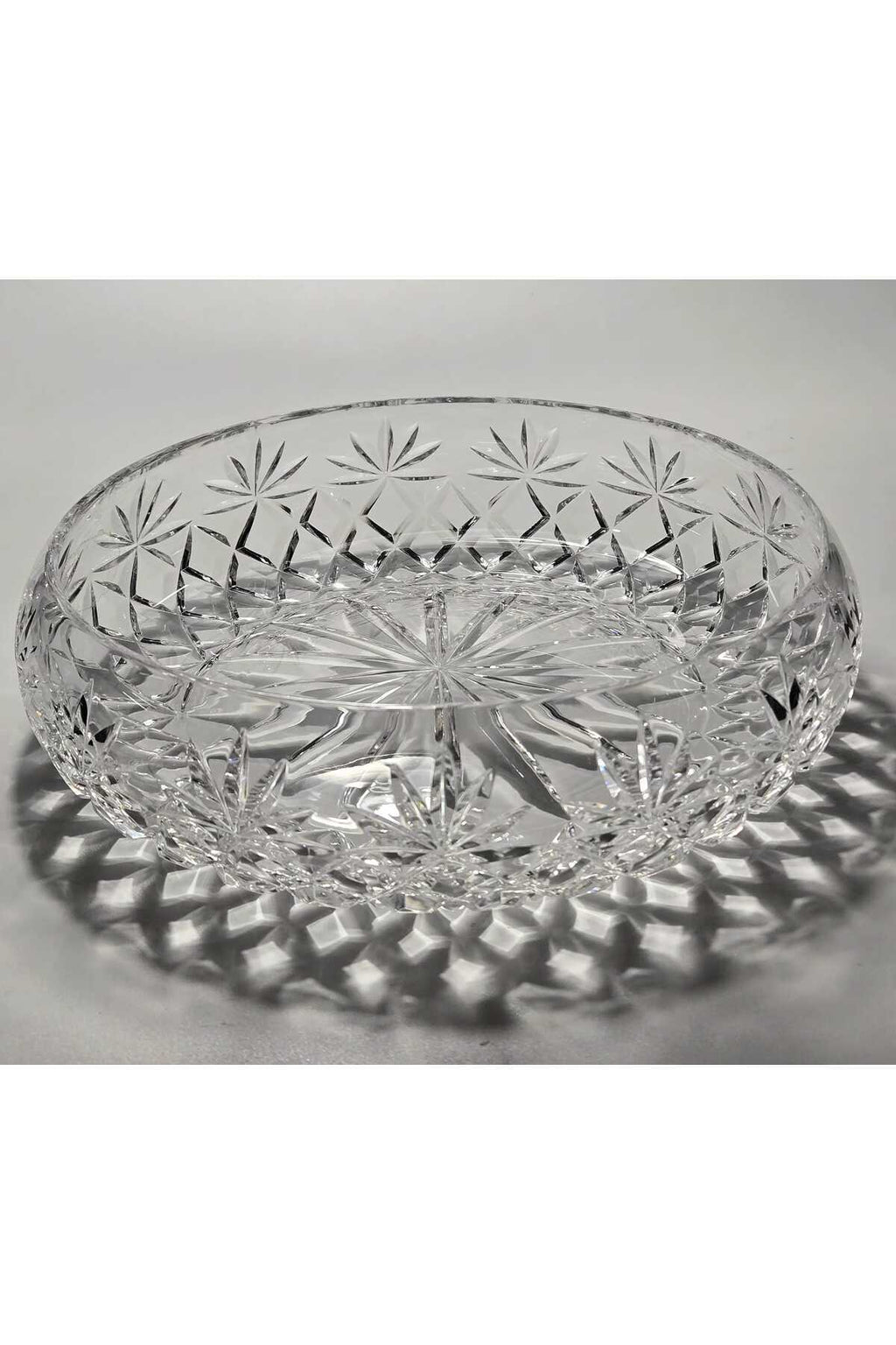 El Yapımı Kristal Dekoratif Palm Desenli 28 Cm Sunumluk Kase