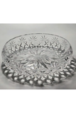 El Yapımı Kristal Dekoratif Palm Desenli 28 Cm Sunumluk Kase