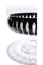 El Yapımı Kristal Dekoratif 28cm Kesme Kristal Vertical El İşçiliği Büyük Kase /sunumluk