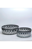 El Yapımı Kristal Dekoratif 25-19 Cm Meyvelik Sunumluk City
