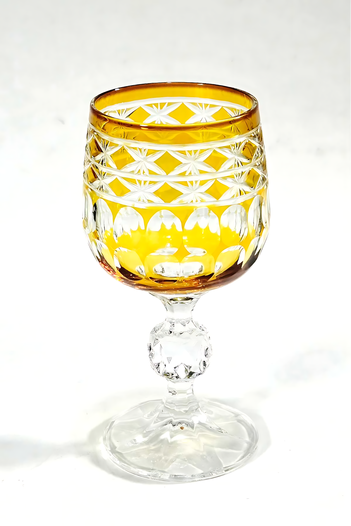 El Yapımı Kristal Dekoratif Bohemia Crystal Haven Desen Özel Tasarım Avangart Bardak Seti 6'lı