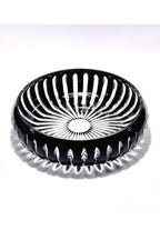 El Yapımı Kristal Dekoratif 28cm Kesme Kristal Vertical El İşçiliği Büyük Kase /sunumluk