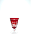 El Yapımı Kristal Dekoratif Royal Renkli Lüks Ayaklı Meşrubat 280ml Yemek Masası İçin Uygundur
